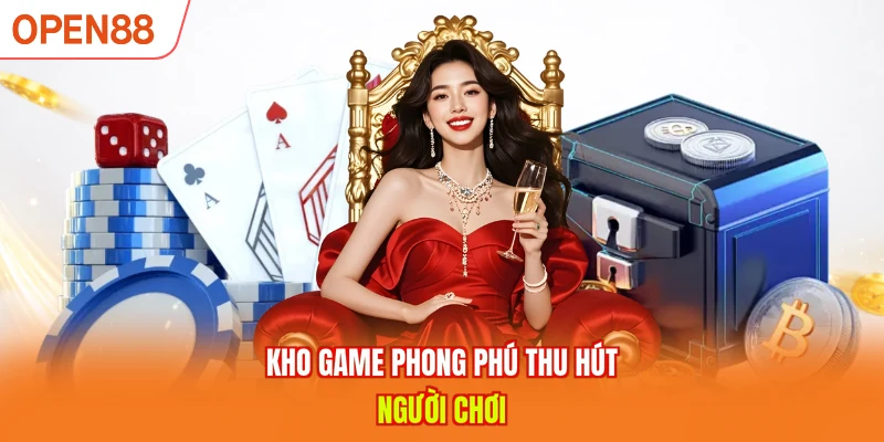 Hệ thống trò chơi phong phú thu hút đông đảo thành viên